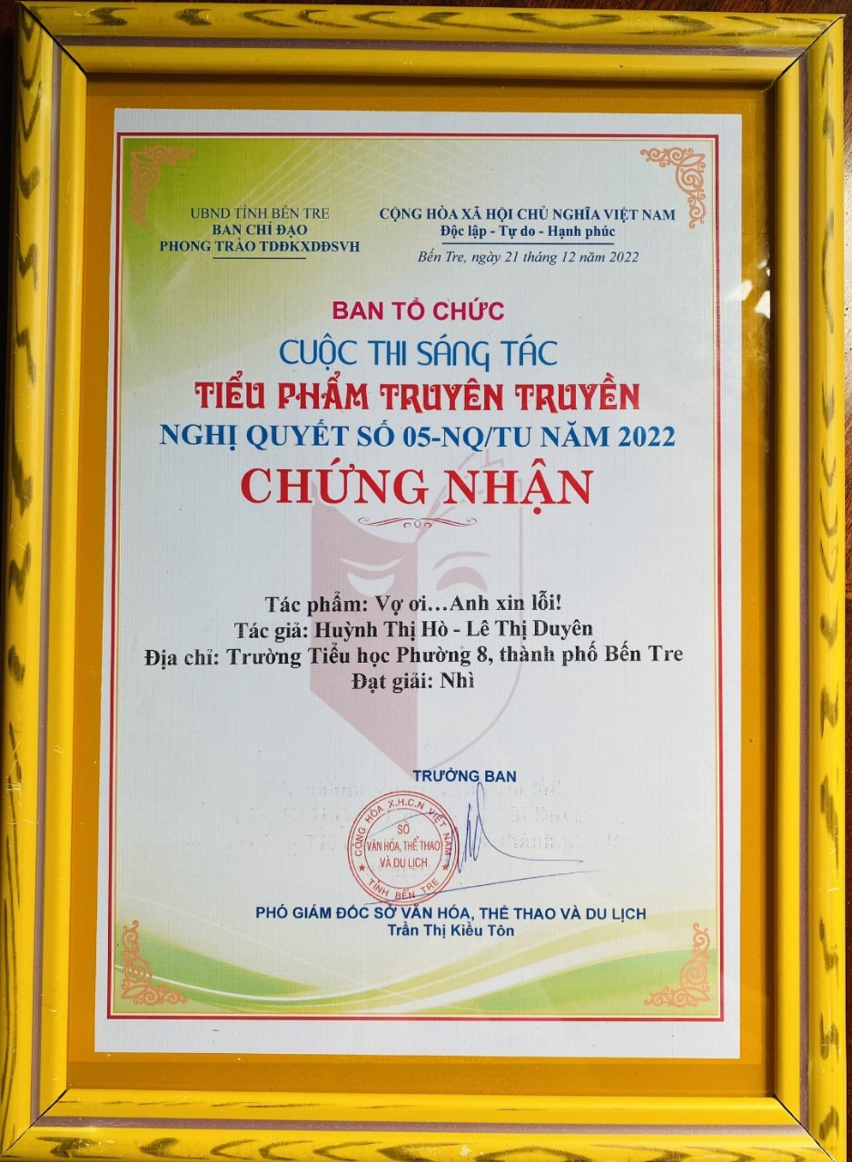 Tiểu phẩm tuyên truyền nghị quyết số 05